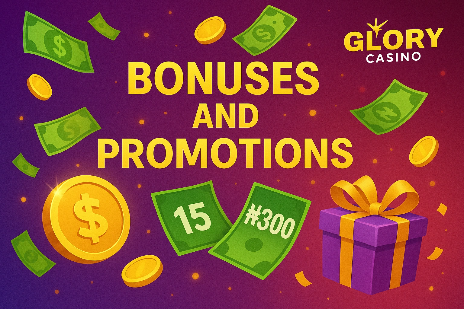 Bonuses and Promotions at Glory Casino